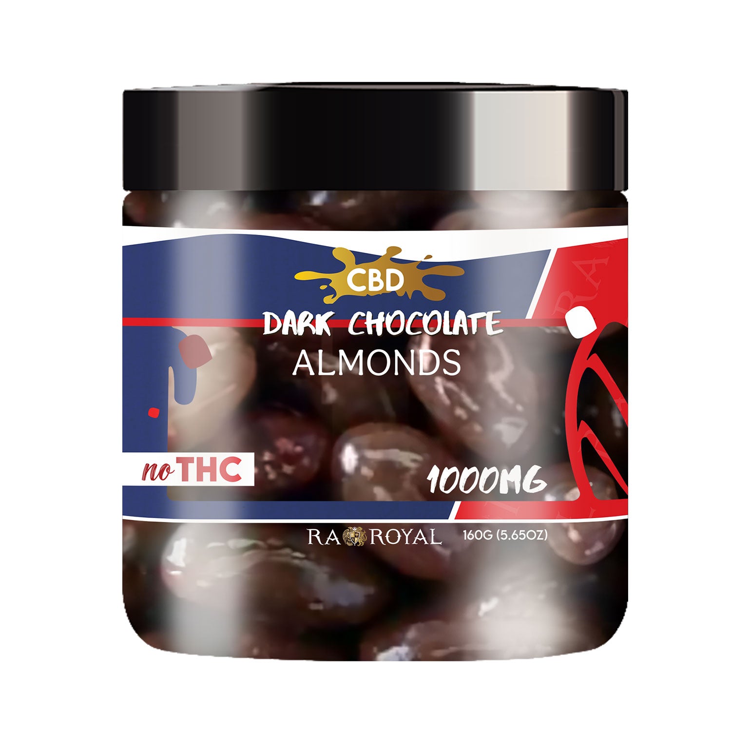 Ra Royal Dark Chocolate Almonds CBD Sweets 1000MG