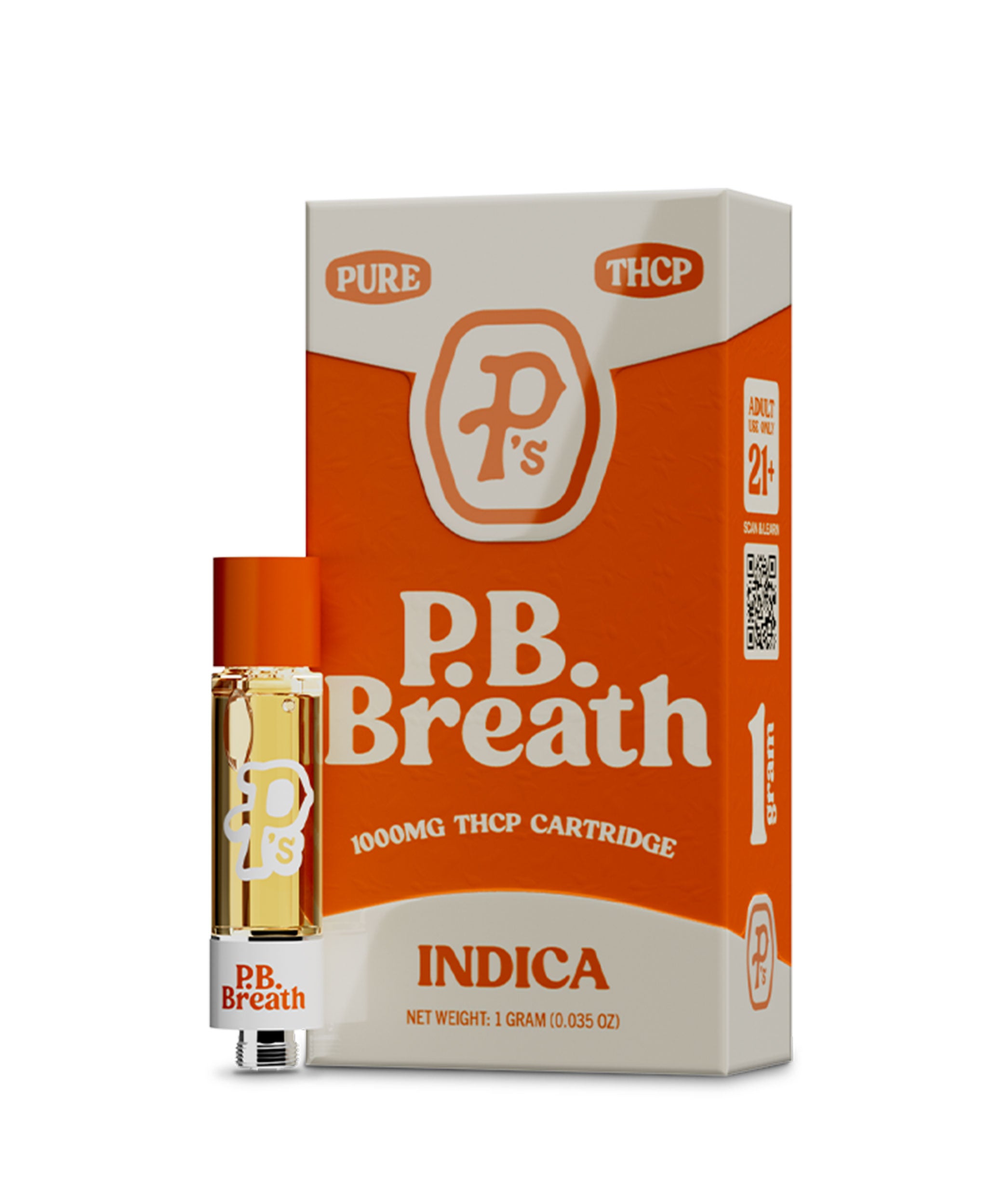 Pure P's THCp 1ML Cartridge PB Breath