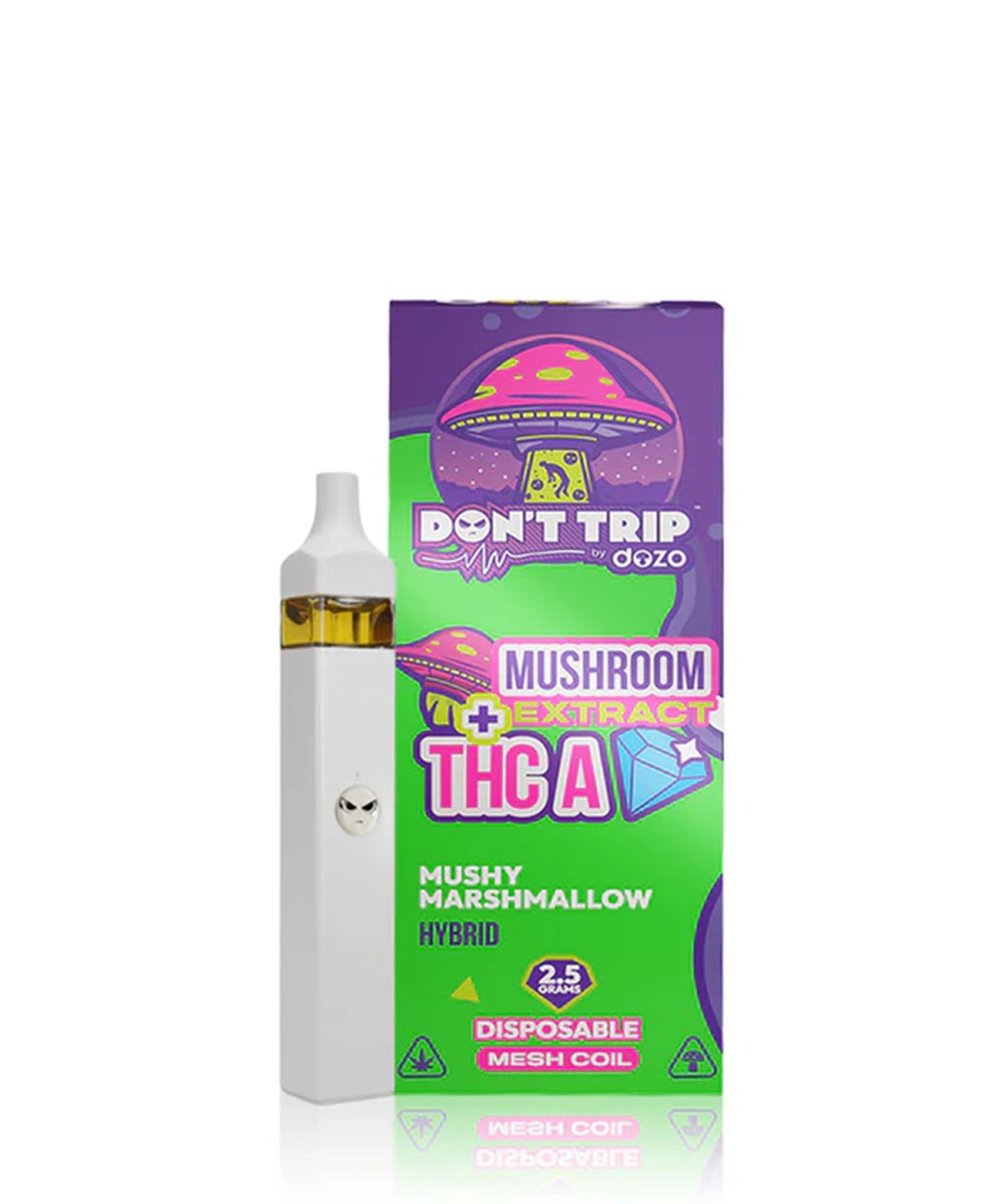 Dozo Don't Trip Mushroom + THCa 2.5G Mushy Marshmallow Vape