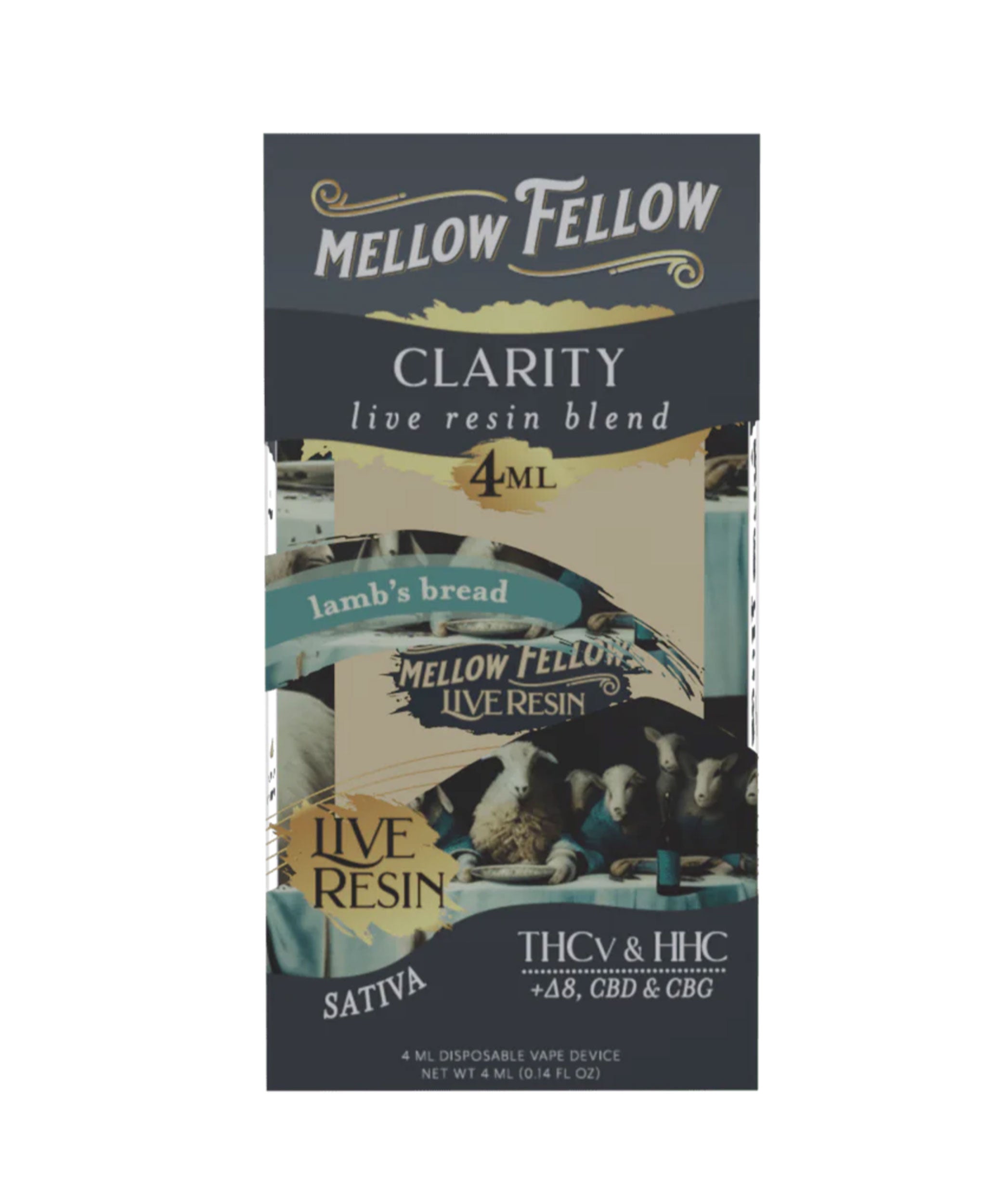 Mellow Fellow Clarity Live Resin Blend Lamb's Bread