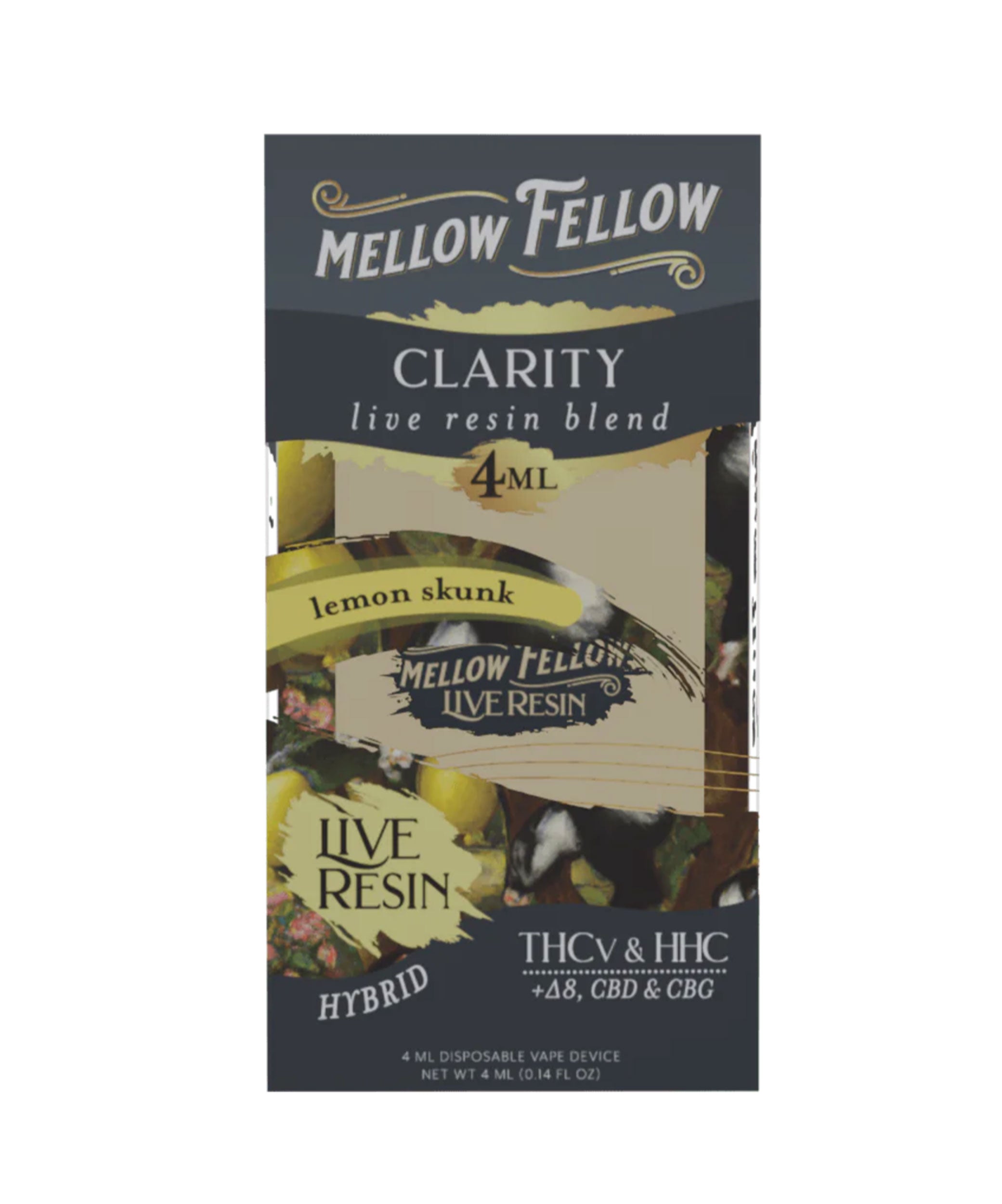 Mellow Fellow Clarity Live Resin Blend Lemon Skunk