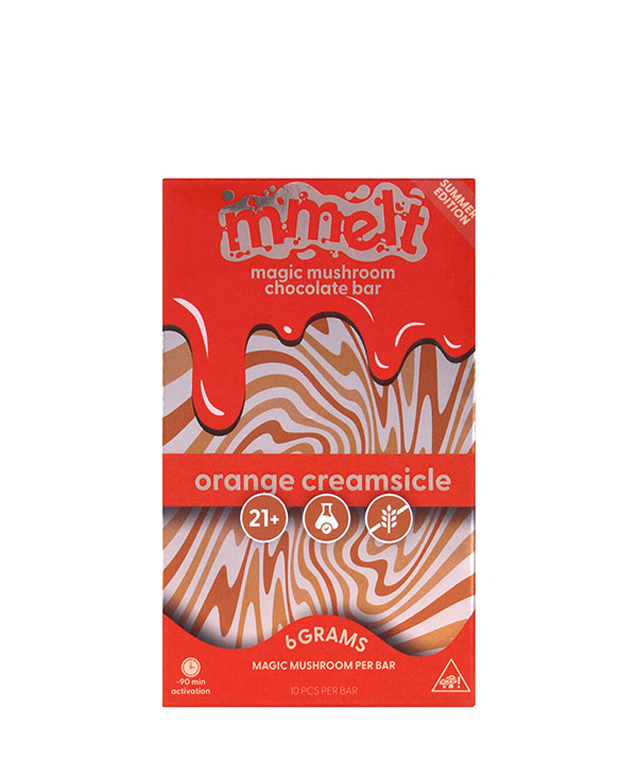 MMELT Mushroom Chocolate 6G Orange Creamsicle Bar