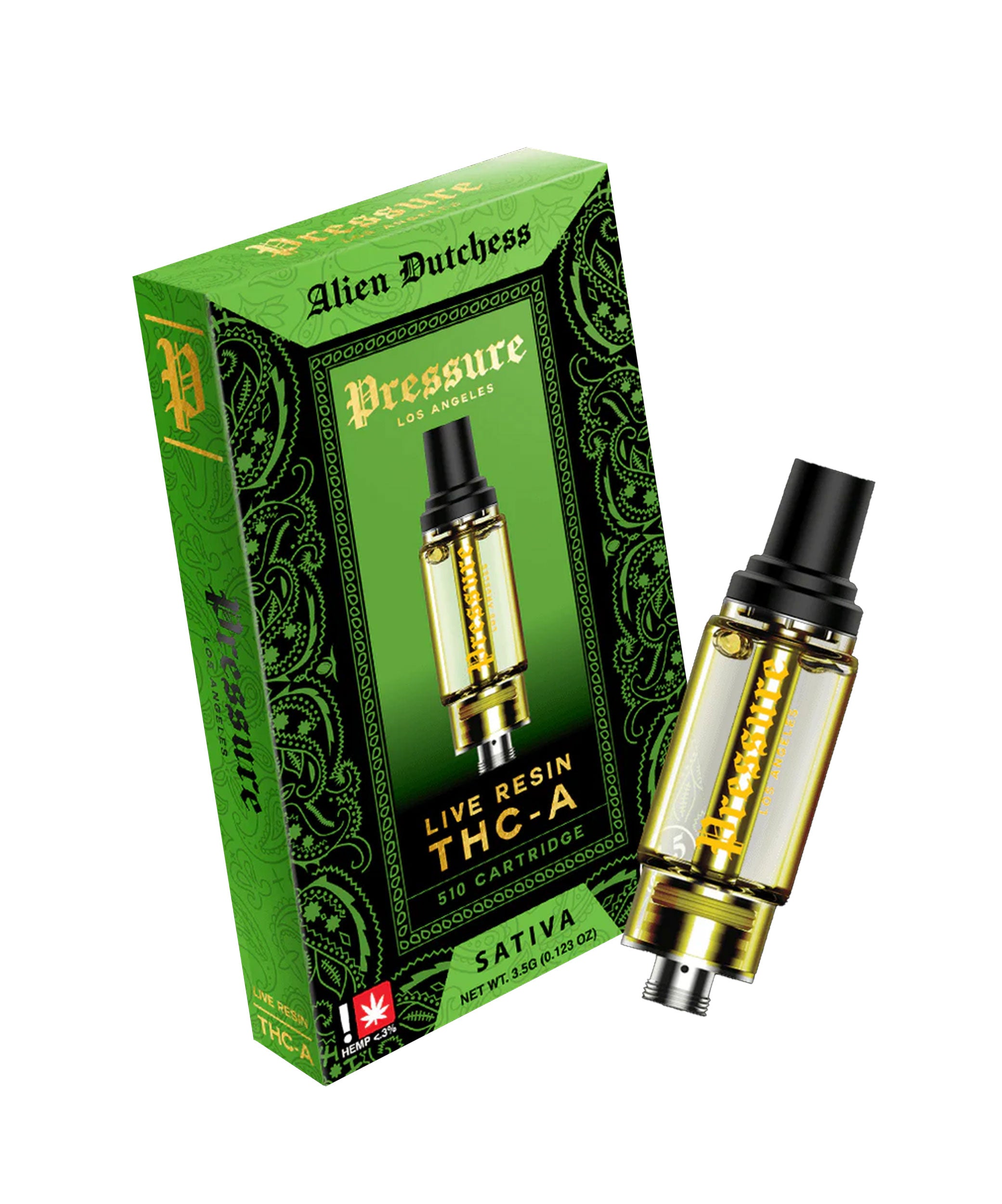 Pressure THCa Live Resin 3.5ML Cartridge Alien Dutchess