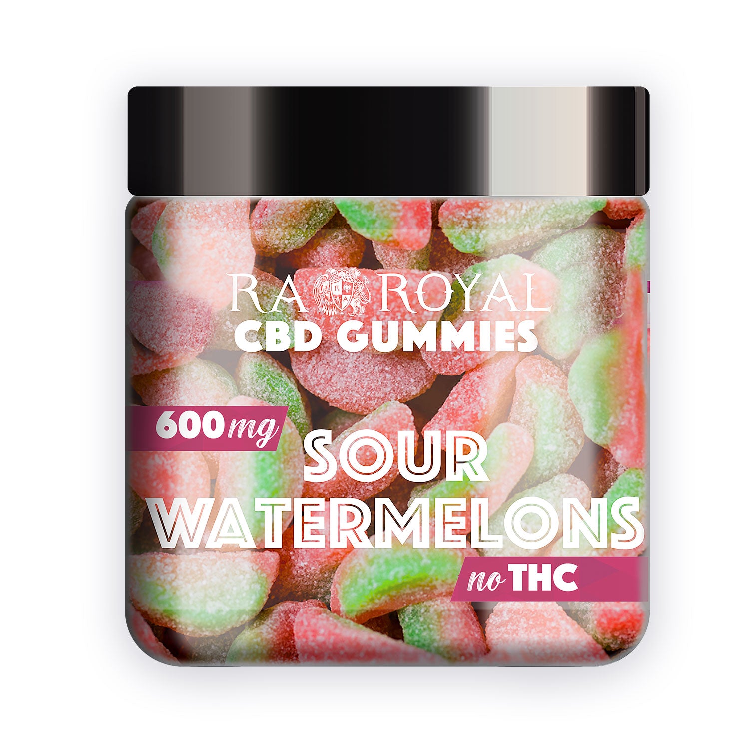 Ra Royal Sour Watermelons CBD Gummies 600MG