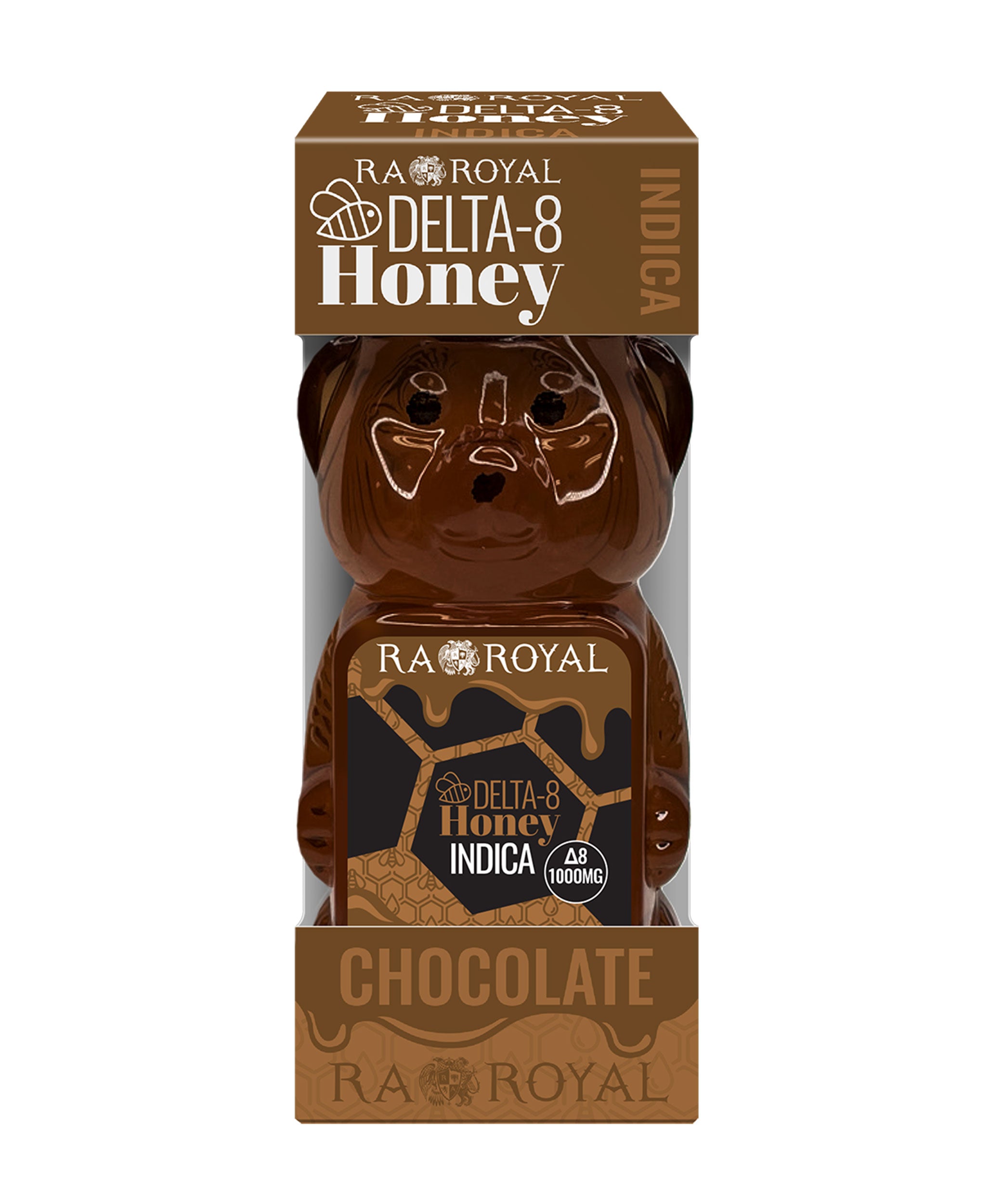 Ra Royal Cocoa Cookies Indica Delta 8 Honey Bear 1000MG