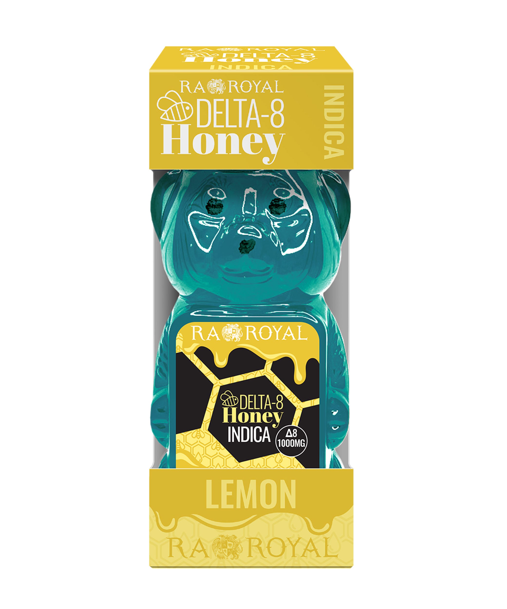 Ra Royal Lemonade Indica Delta 8 Honey Bear 1000MG