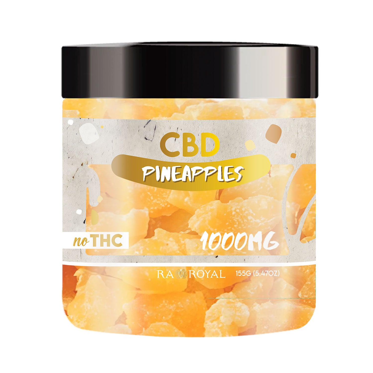 Ra Royal Pineapples CBD Dried Fruits 1000MG