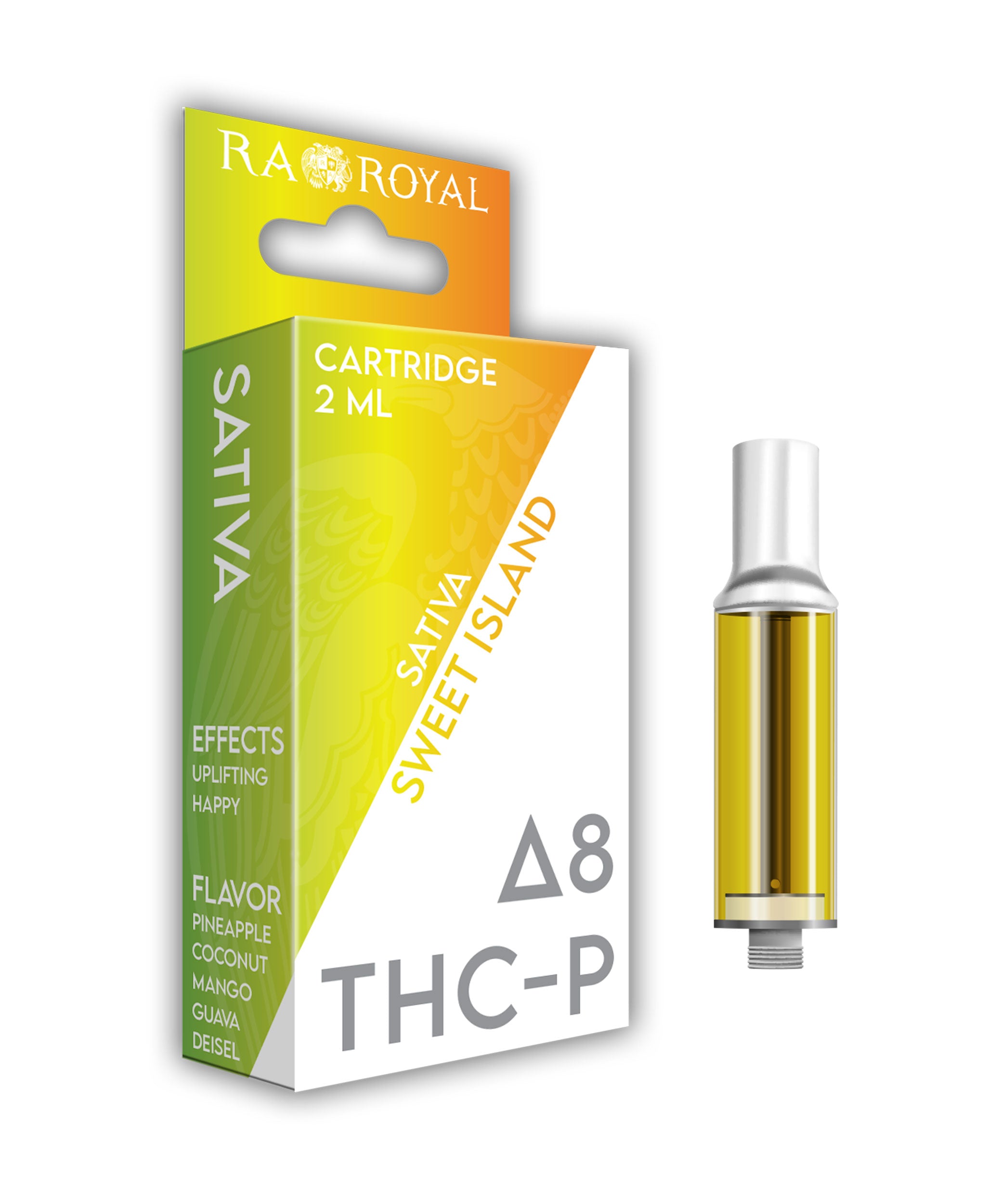 Ra Royal Sweet Island Sativa Delta 8 THC-P Cartridge 1800MG