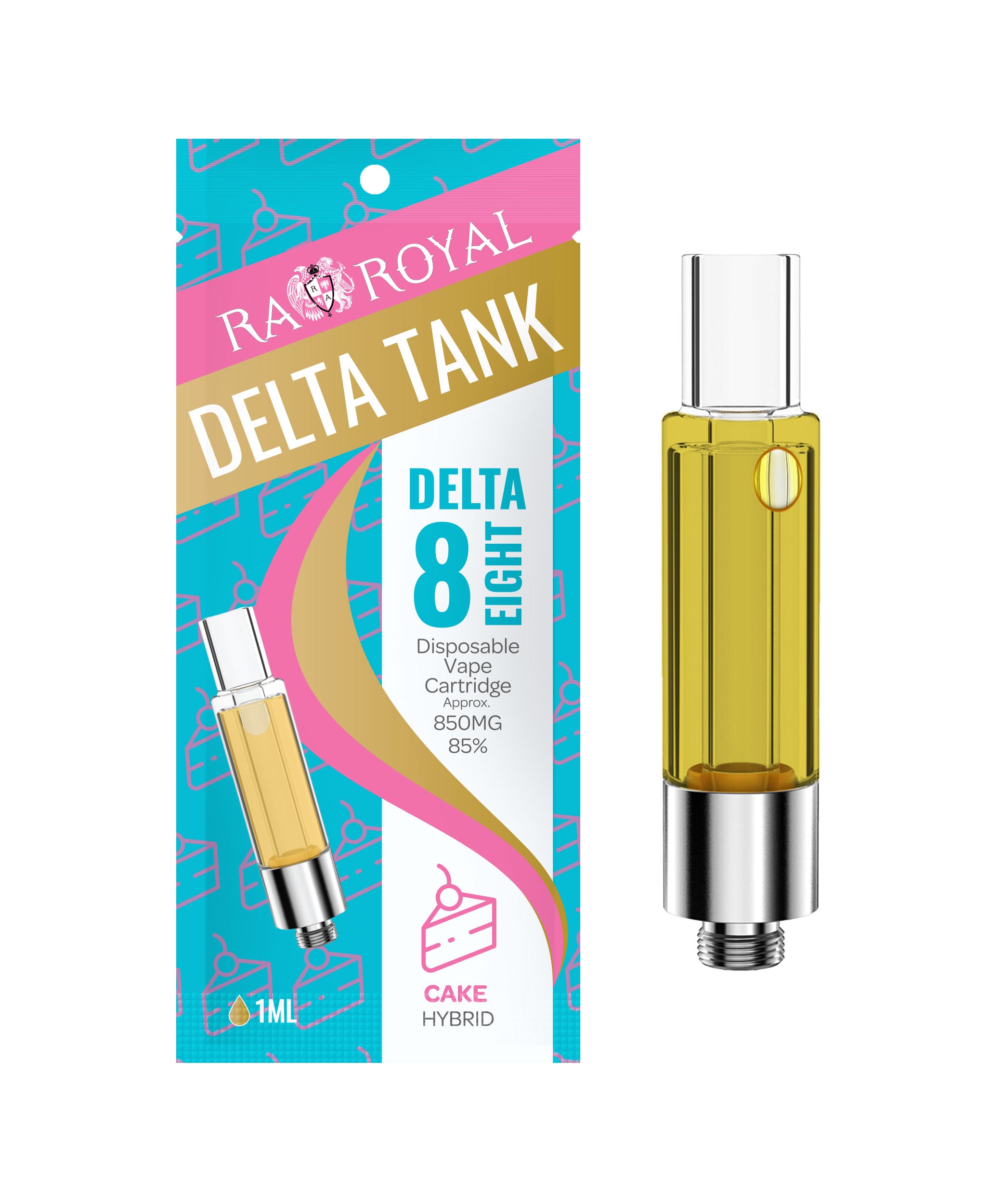 Ra Royal Cake Hybrid Delta 8 Cartridge 1ML 850MG