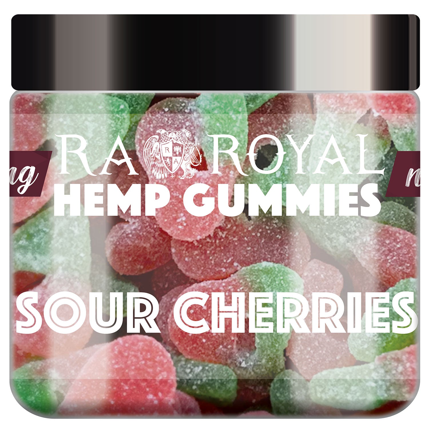 Ra Royal Sour Cherries CBD Gummies 1200MG