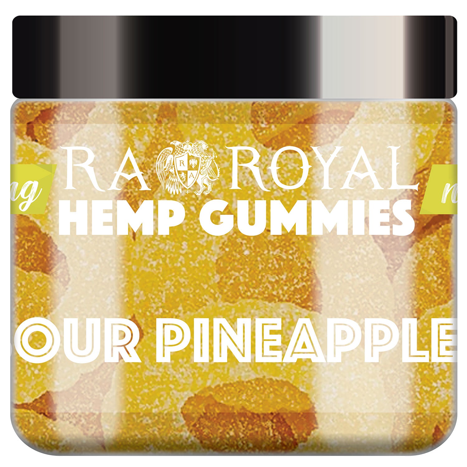 Ra Royal Sour Pineapples CBD Gummies 1200MG