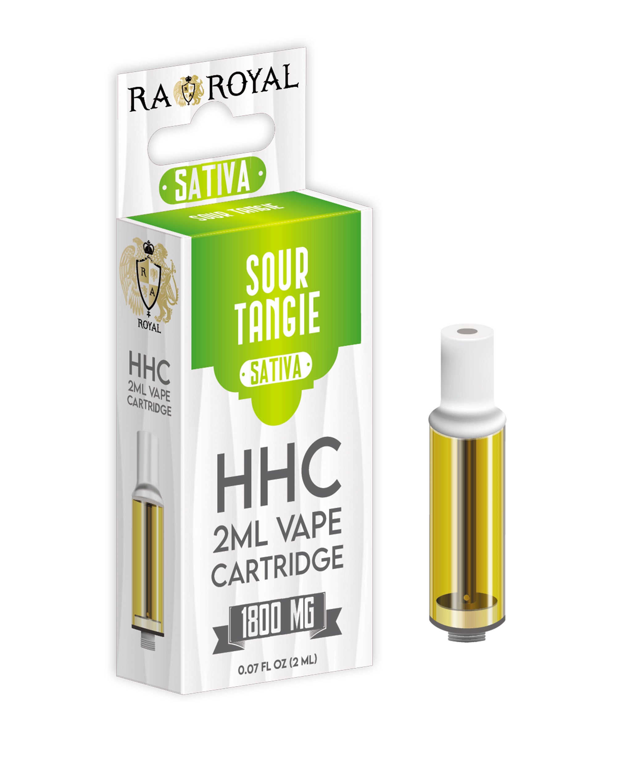 Ra Royal Sour Tangie Sativa HHC 2ML cartridge 1800MG