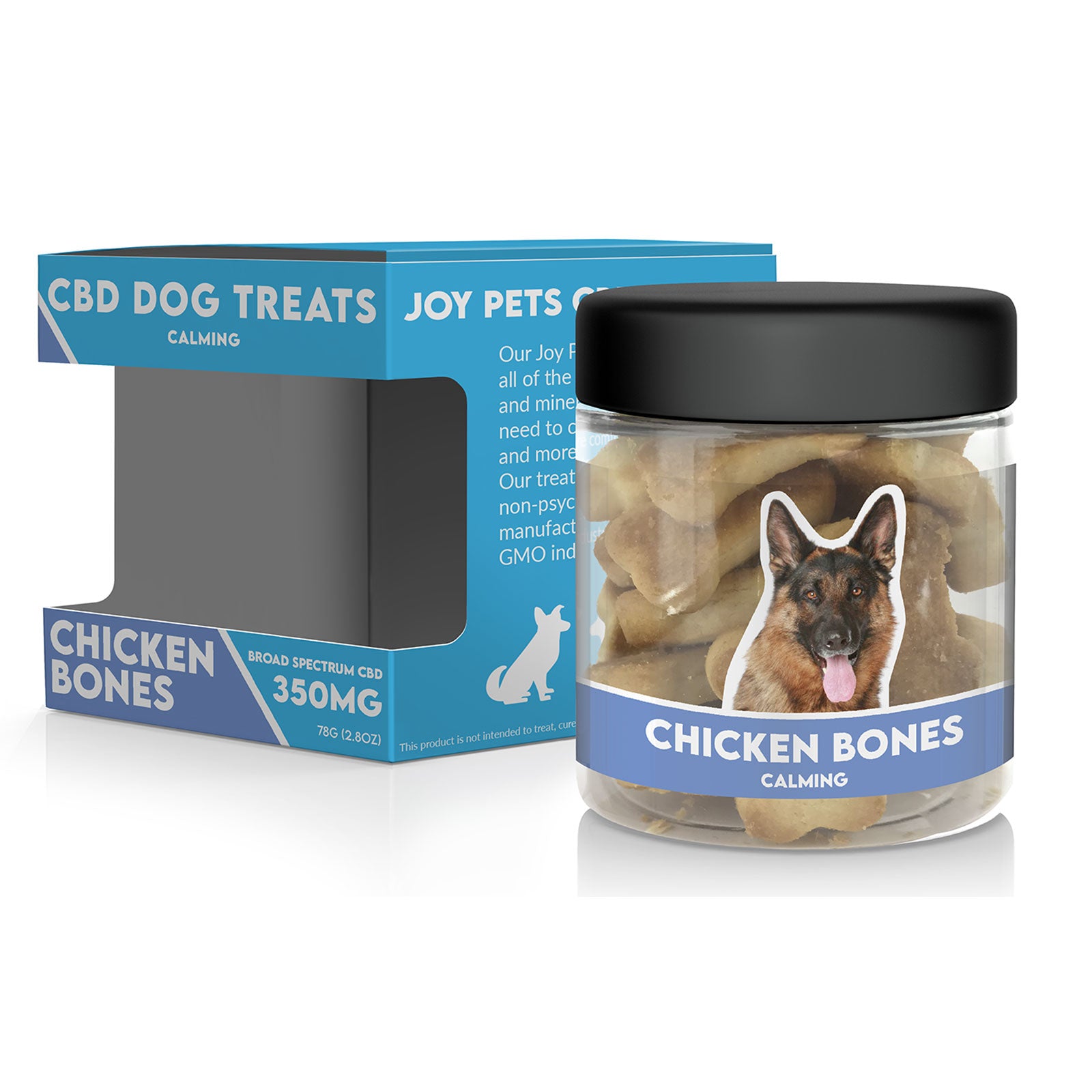 Joy Pets Chicken Bones CBD Dog Treats