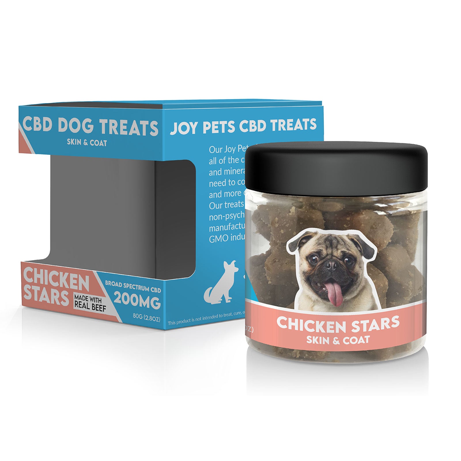 Joy Pets Chicken Stars CBD Dog Treats