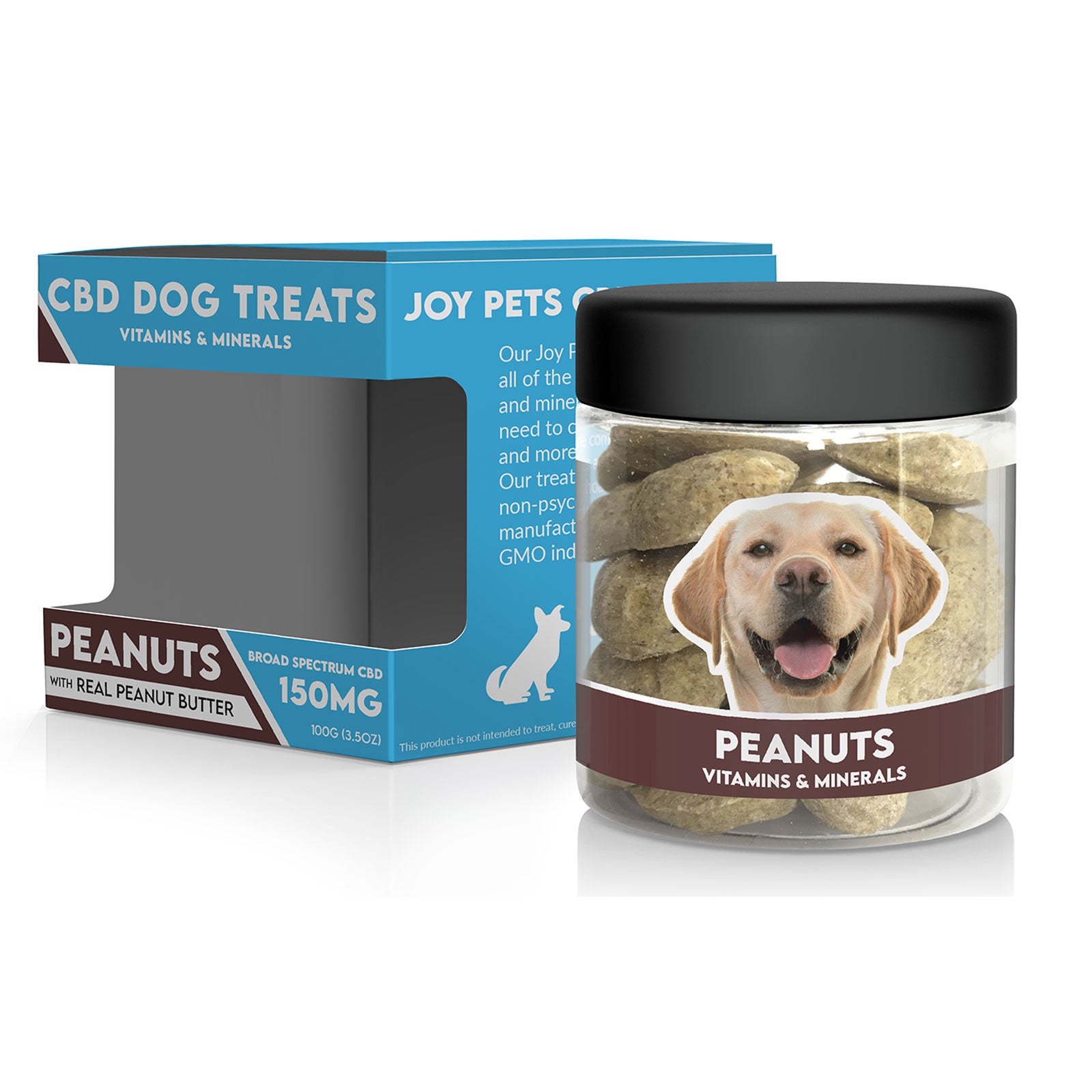 Joy Pets Peanuts CBD Dog Treats