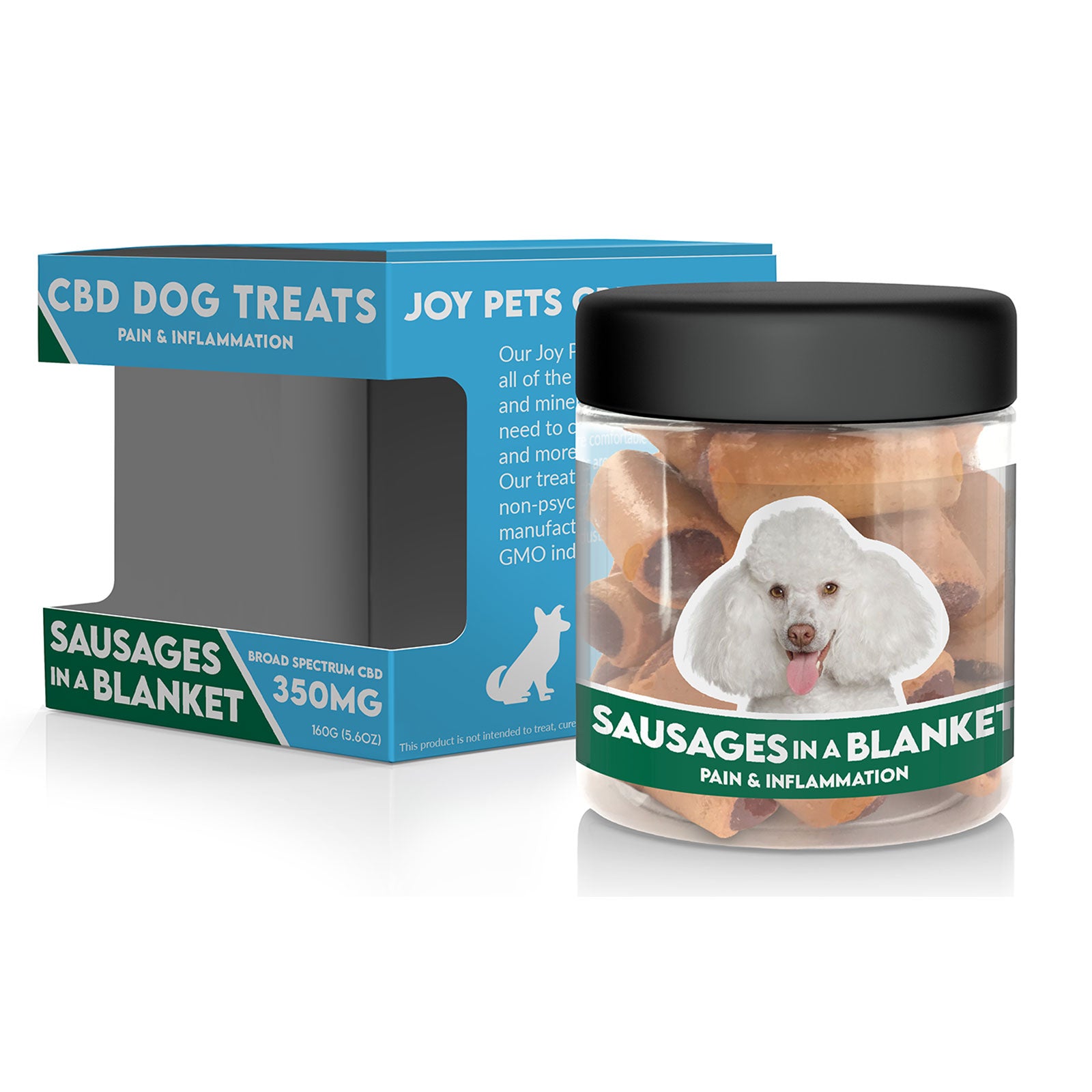 Joy Pets Sausages in Blankets CBD Dog Treats