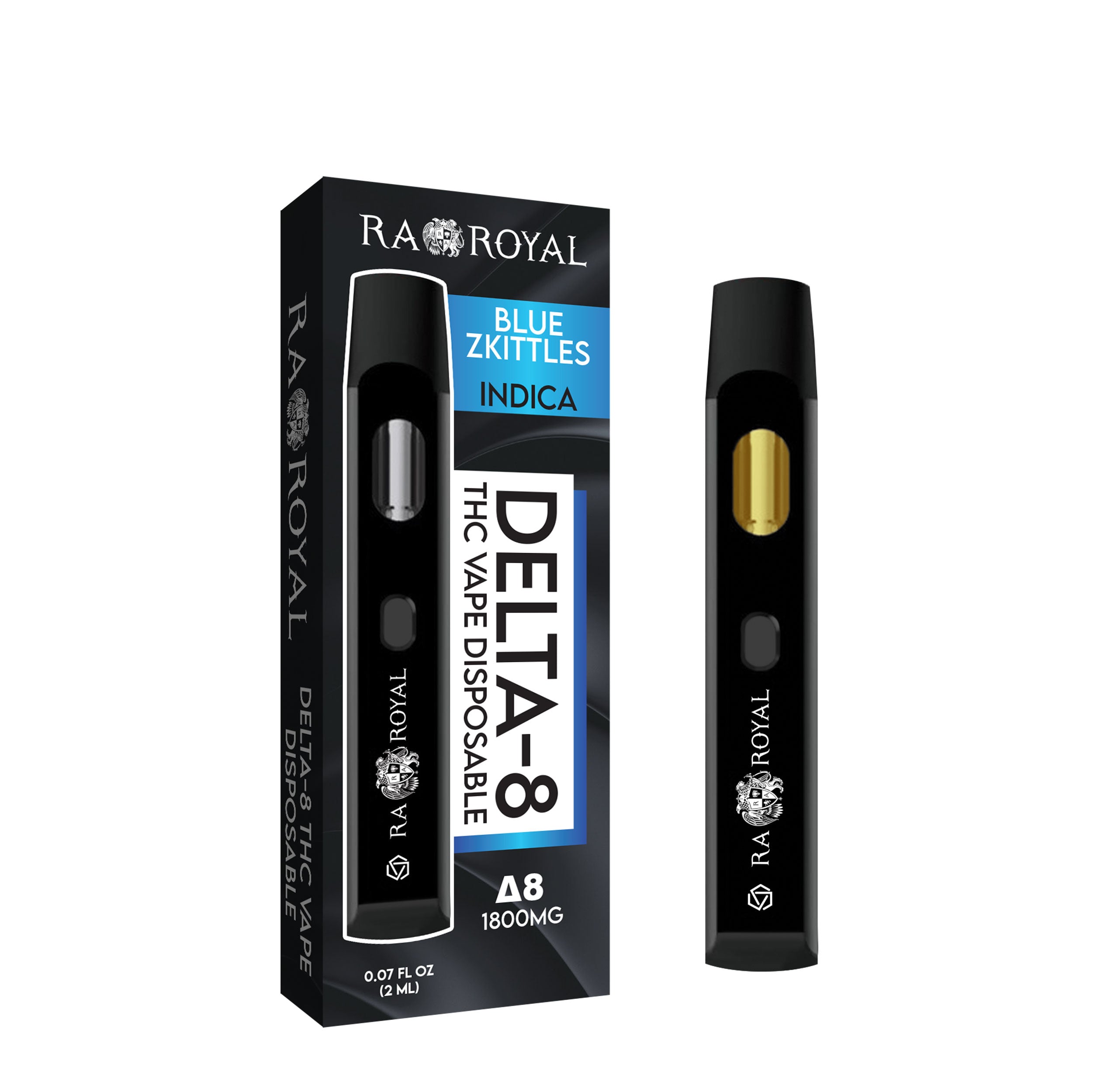 Ra Royal Blue Zkittles Indica Delta 8 THC Vape 1800MG