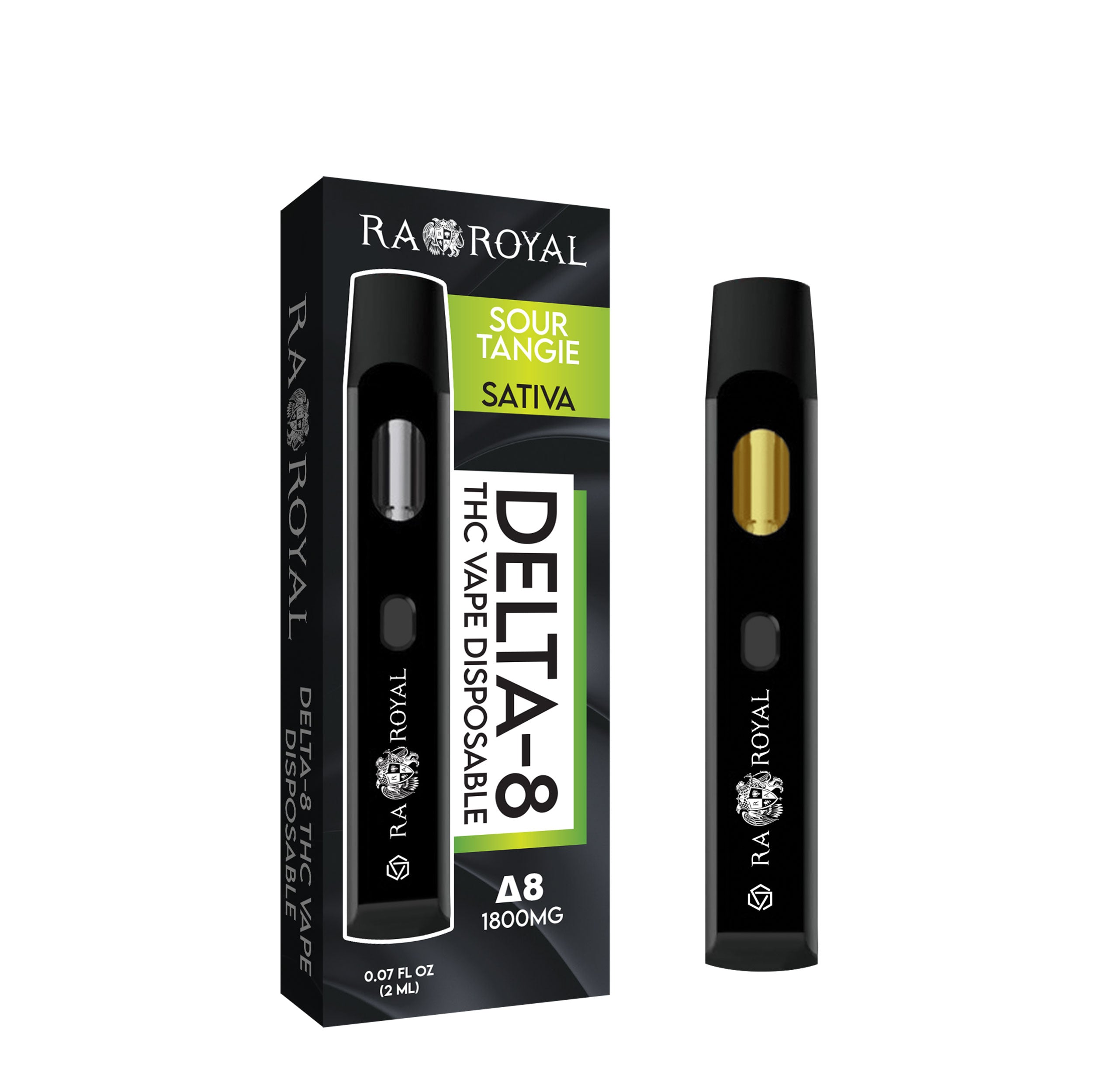 Ra Royal Sour Tangie Sativa Delta 8 THC Vape 1800MG