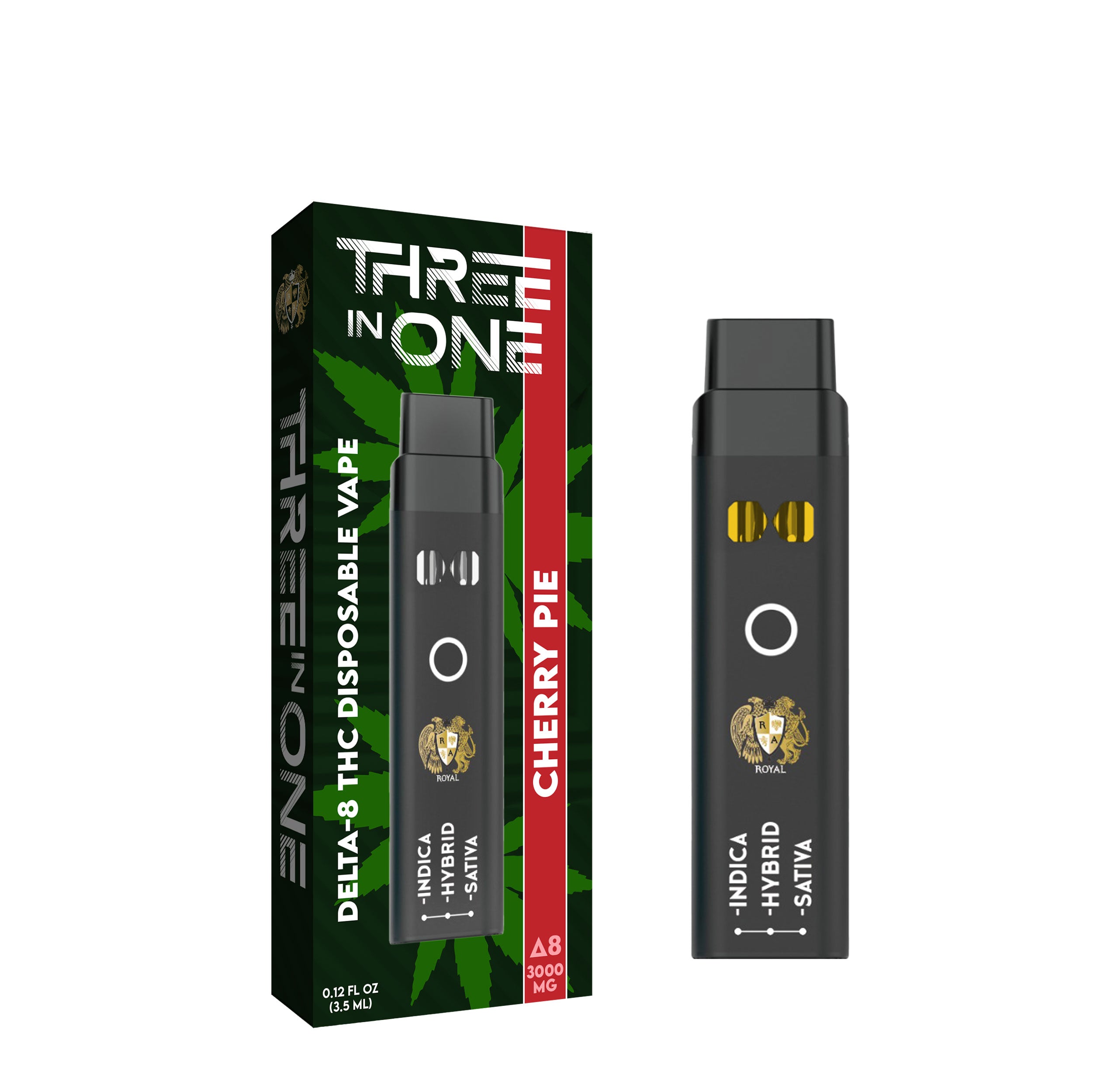 Ra Royal Cherry Pie 3 in 1 Delta 8 Vape 3000MG